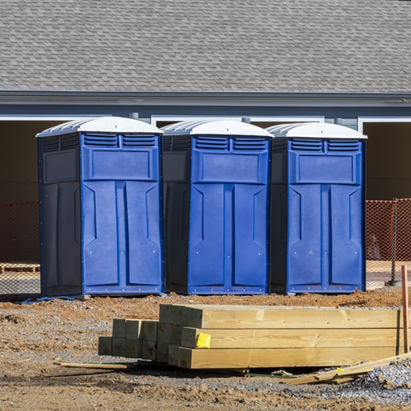 what is the maximum capacity for a single portable restroom in Byron Wyoming